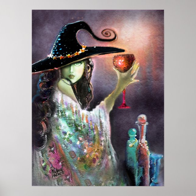 Affiche Sorcière et Goblet (Devant)