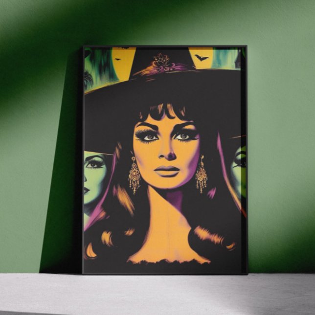 Affiche Sorcière Vintage (Créateur téléchargé)