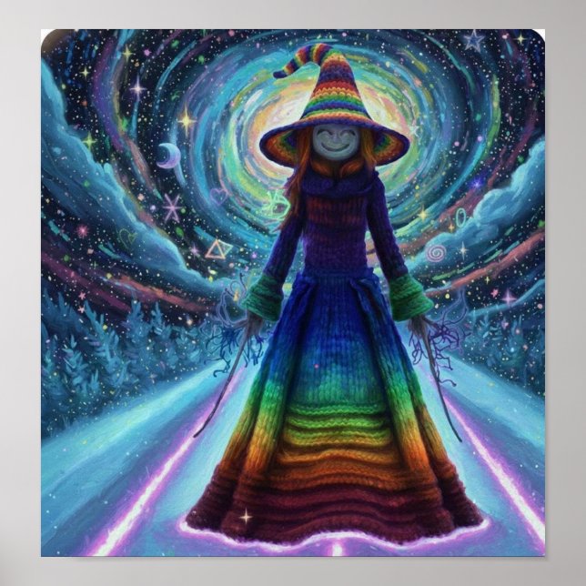 Affiche SorcièreHivernaleCosmique (Devant)