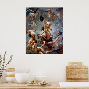 Affiche Sorcières allant à leur sabbat Falero