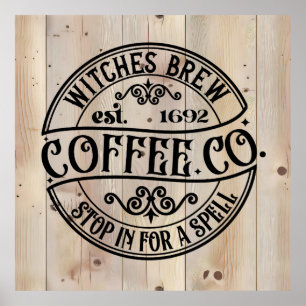 Affiche Sorcières Brew Coffee Co
