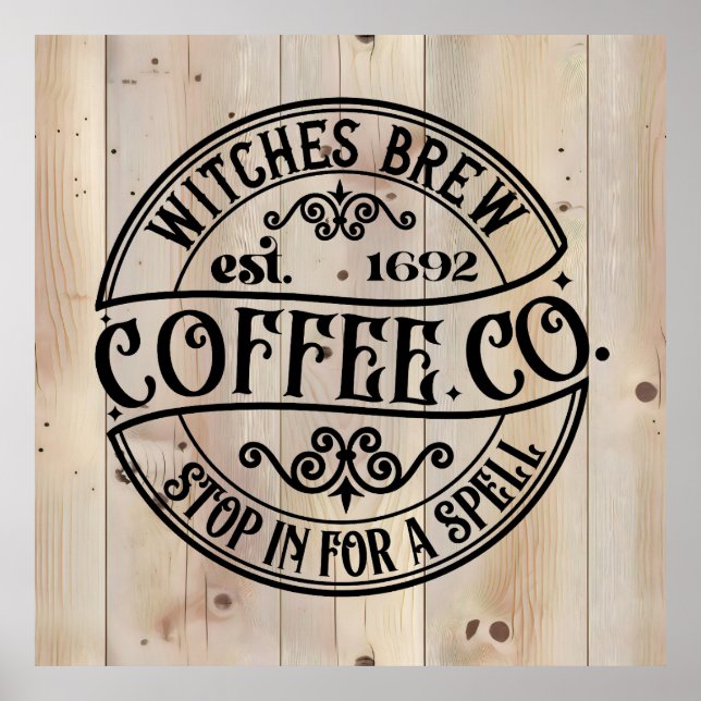 Affiche Sorcières Brew Coffee Co (Devant)