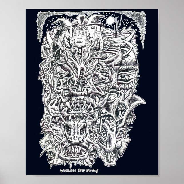 Affiche Sorcières et diables (Devant)