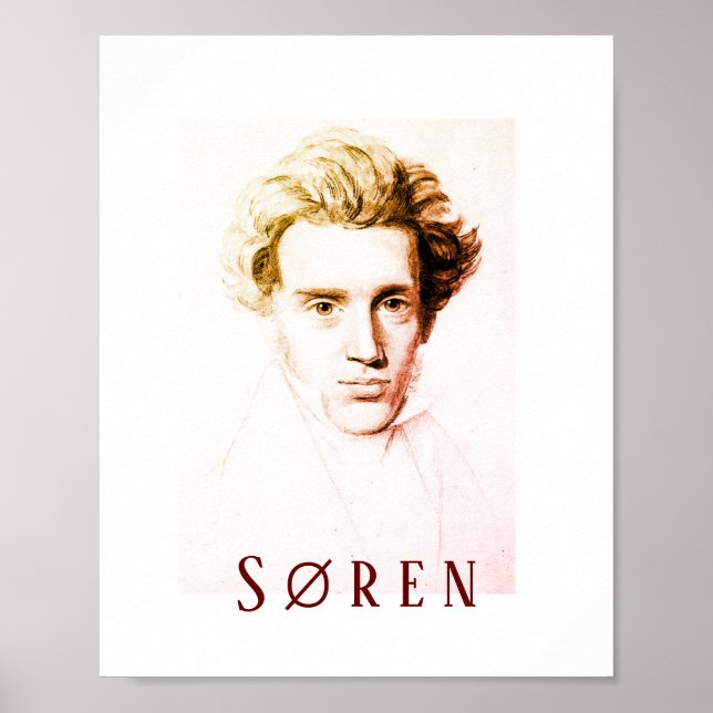 Affiche Søren Kierkegaard (Devant)