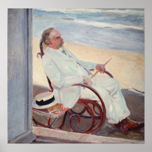 Affiche Sorolla - Antonio Garcia À La Plage