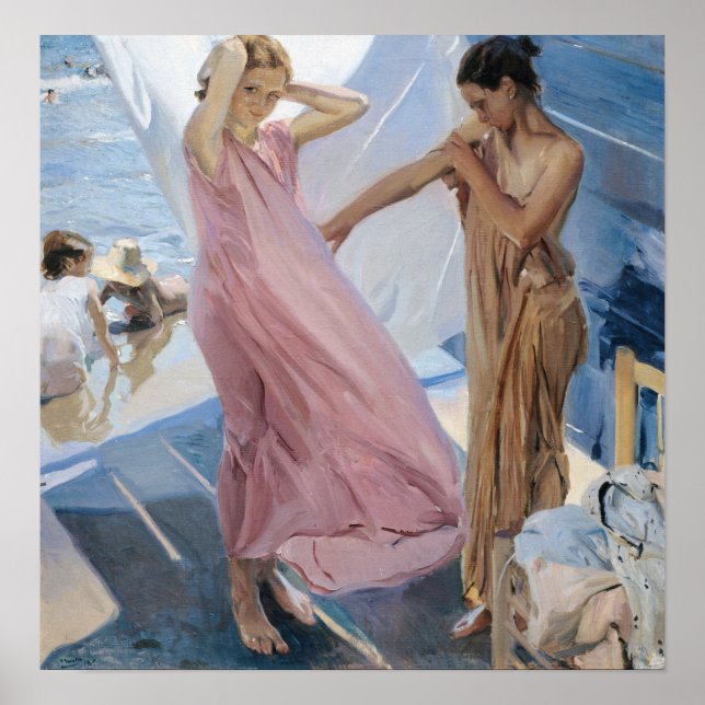 Affiche Sorolla - Après le bain (Devant)