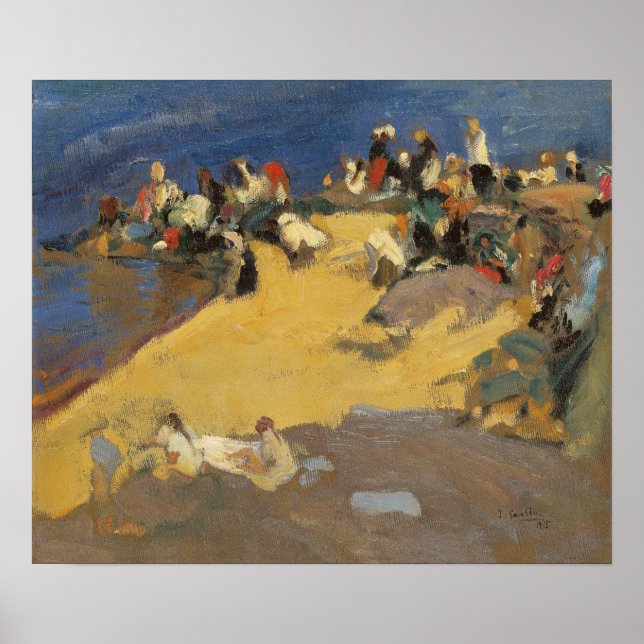 Affiche Sorolla - Bergeronnettes de Galice (Devant)