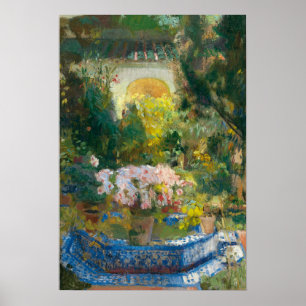 Affiche Sorolla - Cour de maison