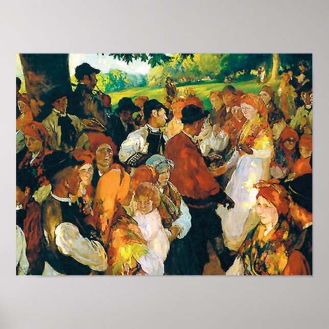 Affiche Sorolla - Fiesta Gallega (Devant)