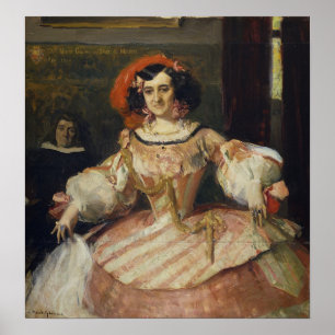 Affiche Sorolla - L'Actrice Maria Guerrero En Tant Que Dam