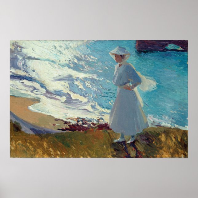 Affiche Sorolla - Maria Sur La Plage, Biarritz (Devant)