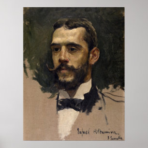 Affiche Sorolla - Portrait de Rafael Altamira