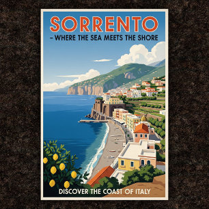 Affiche Sorrento, Italie : Une collection d'affiches Vinta