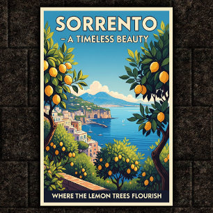 Affiche Sorrento, Italie : Une collection d'affiches Vinta