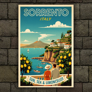 Affiche Sorrento, Italie : Une collection d'affiches Vinta
