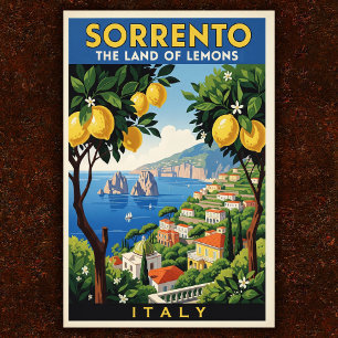 Affiche Sorrento, Italie : Une collection d'affiches Vinta