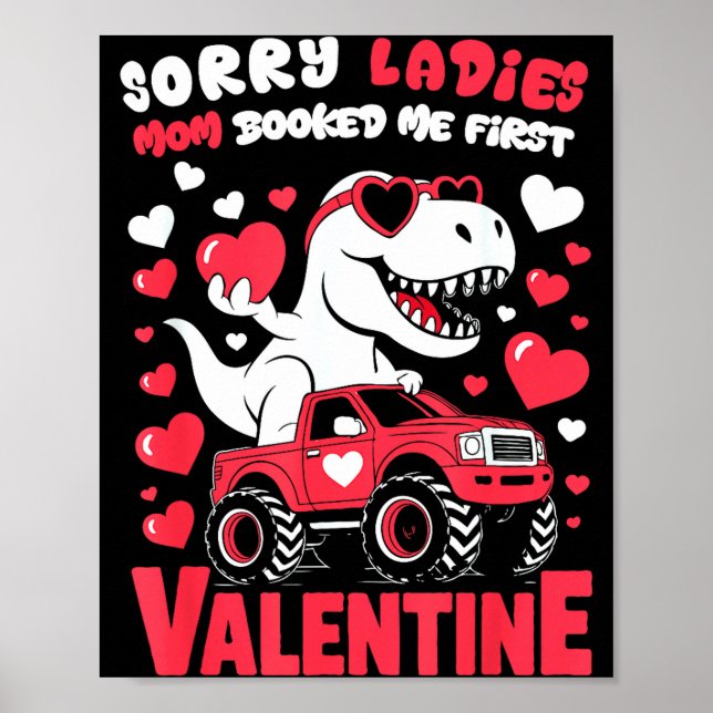 Affiche Sorry Valentine Ladies Mom Booked Me First  (Devant)