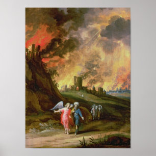 Affiche Sort et ses filles laissant Sodom