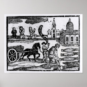 Affiche Sortez votre mort, la grande peste de 1665