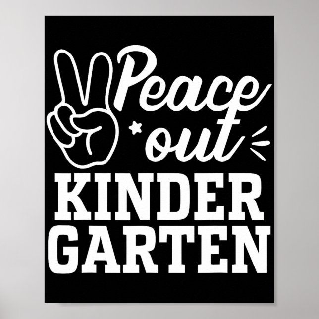 Affiche Sortie Maternelle Jour Dernier De L'École Enseigna (Devant)