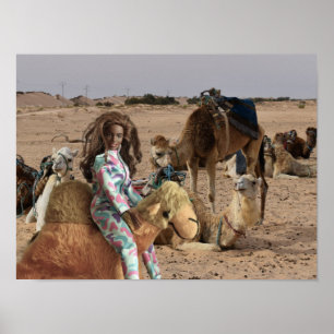Affiche Sortie pour une balade à dos de chameau en Tunisie