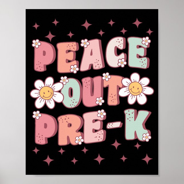 Affiche Sortie Pré-k Mignonne Dernière Journée De La Prima (Devant)