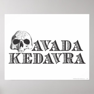 Affiche Sortilège Harry Potter   Avada Kedavra