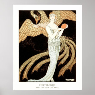Affiche Sortilèges : Robe du soir de George Barbier
