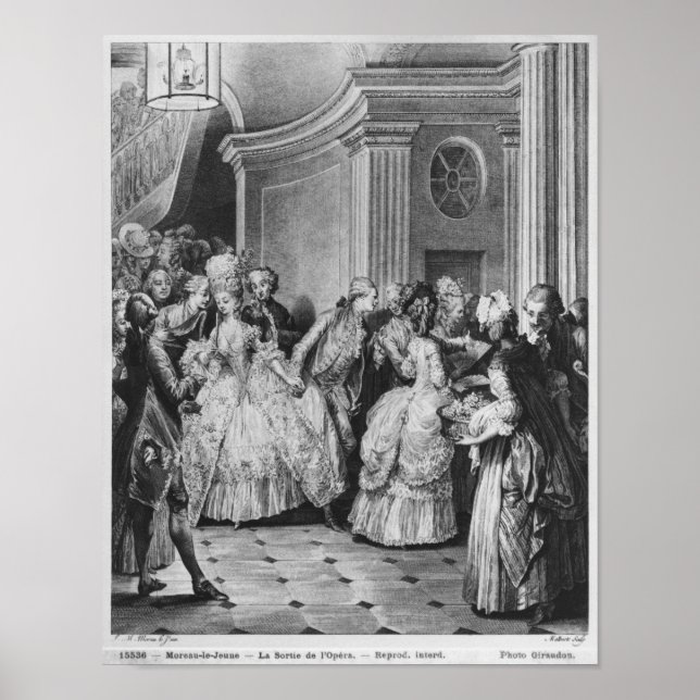 Affiche Sortir de l'Opéra (Devant)