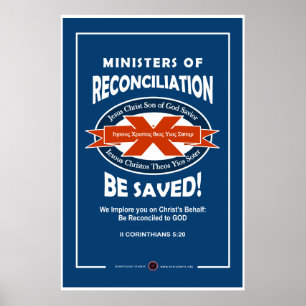 Affiche Sotériologie - Ministres de la réconciliation