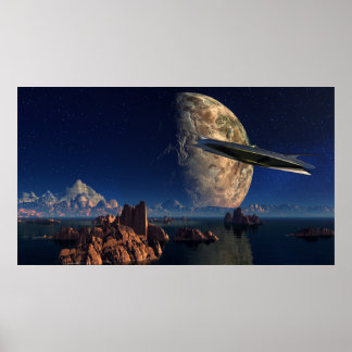 Affiche Soucoupe volant