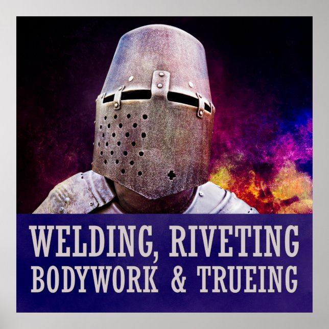 Affiche Soudage, Riveting Bodywork & Trueing (Devant)