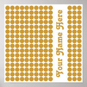 Affiche Soudan Brown Safari point avec le nom