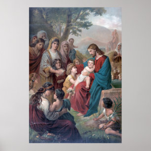 Affiche Souffrir de petits enfants à venir vers moi (1892)