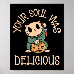 Affiche Soul Était Délicieux Halloween Fête Jour Trick Ou