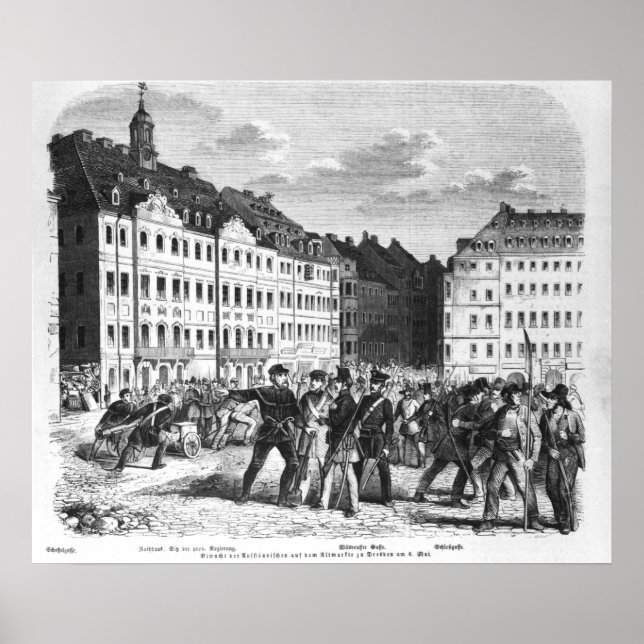 Affiche Soulèvement à Dresde (Devant)