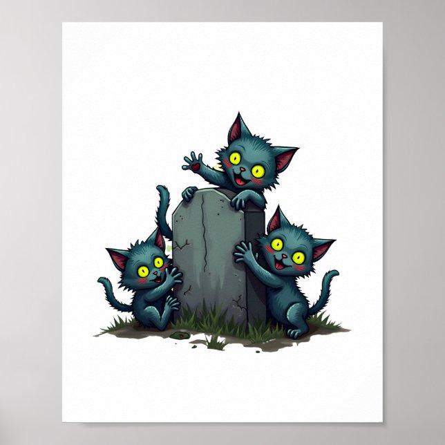 Affiche Soulèvement de Zombie Kitten (Devant)