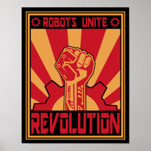 Affiche Soulèvement des robots