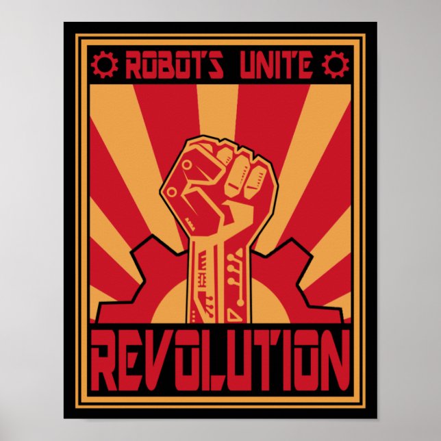 Affiche Soulèvement des robots (Devant)