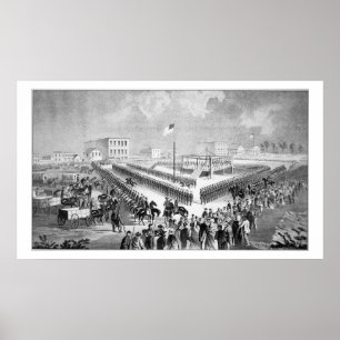 Affiche Soulèvement sioux de Santee, Mankato, Minnesota, 1