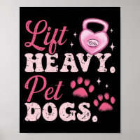 Soulever des chiens de compagnie lourds musculatio