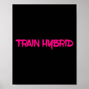 Affiche Soulever Lourd Courir Loin Sport Hybride Fitness C