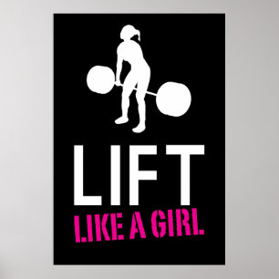Affiche Soulevez comme une fille - inspiration
