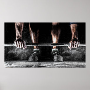 Affiche Soulevez les poids