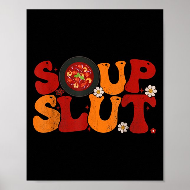 Affiche Soup Groovy Thanksgiving Christmas Sarcastic Sayin (Devant)