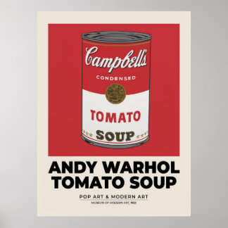 Affiche Soupe de tomates Campbells