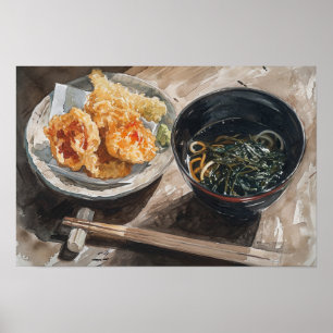 Affiche Soupe Miso et Tempura