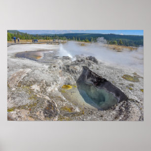 Affiche Source Avoca, Biscuit Basin, Yellowstone