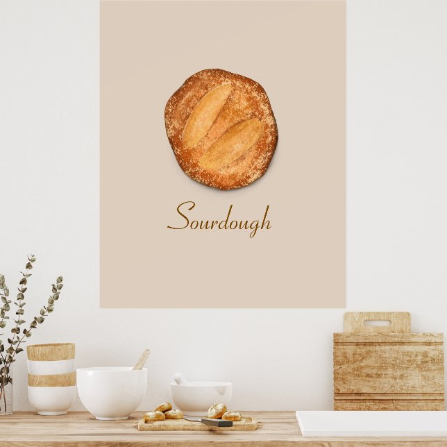 Affiche Sourdough Bread (Cuisine)
