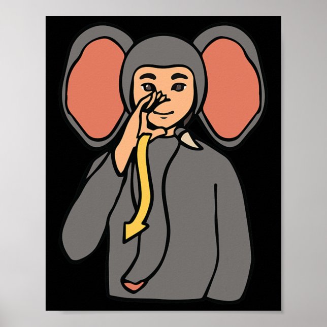 Affiche Sourds sourds à la main Asl Sensibilisation à la p (Devant)